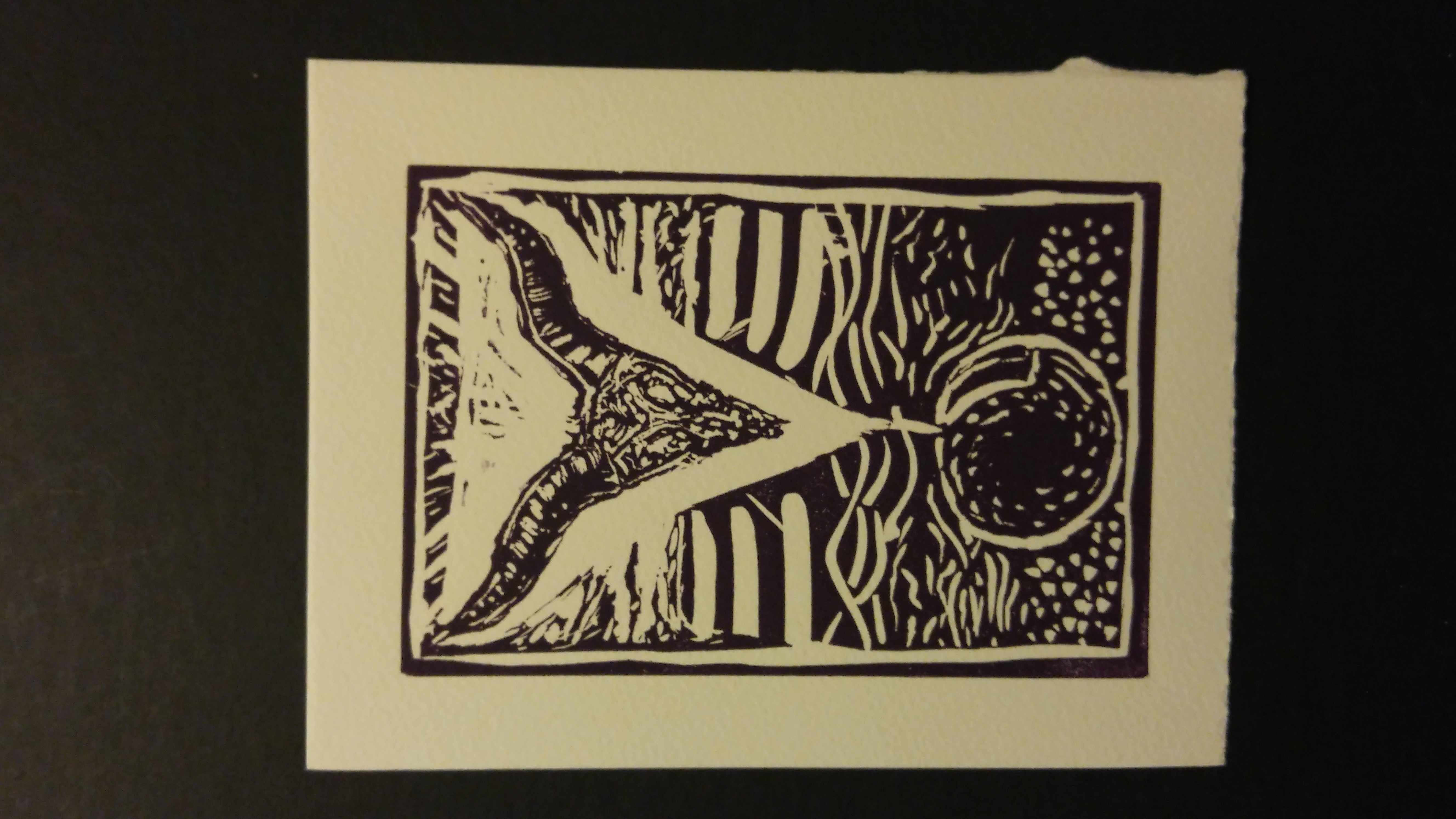 One Bull Print print